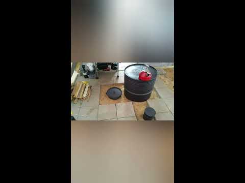 61 Brick Rocket Stove Mass heater build! #RocketStoveLove