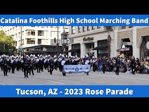 Catalina Foothills Marching Band (Falcon Band) - 2023 Rose Parade