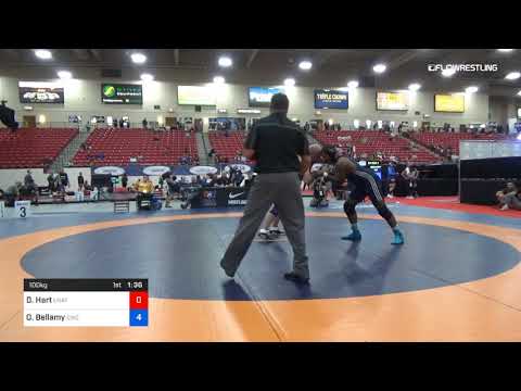 100 Kg Rr Rnd 2 Dave Hart Unattached Vs Octavius Bellamy Chicago Wrestling Club