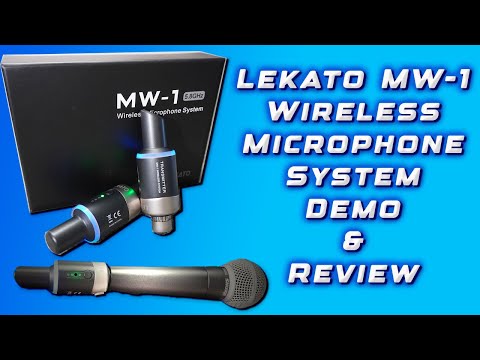 Lekato MW-1 5.8 GHz Wireless Microphone System Demo & Review