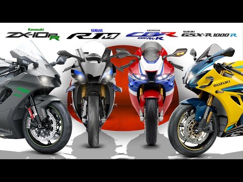 2025 Superbike Showdown ! ┃ Ninja ZX-10RR vs Yamaha R1M vs Honda CBR1000RR-R SP vs Suzuki GSX-R1000R