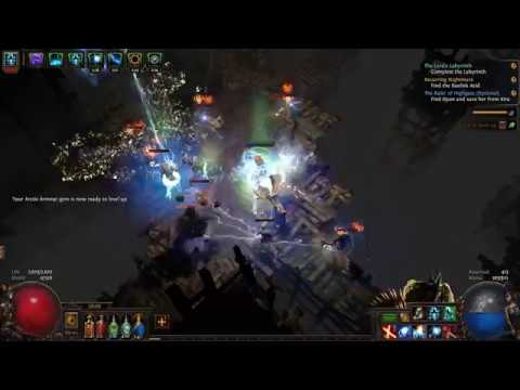 Incomplete lighting only Elemental Hit build --not good record only--