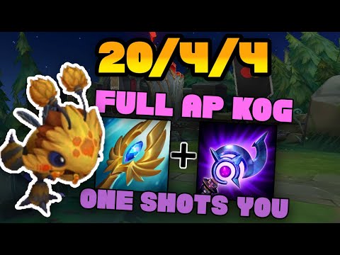 Full AP Kog'Maw One Shots You! [Kog'Maw Bot] #Leagueoflegends #Mcwalrty #278