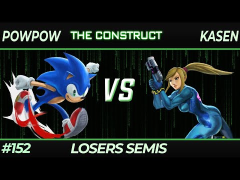 PowPow (Sonic) vs Kasen (Zero Suit Samus) - The Construct 152 Losers Semis