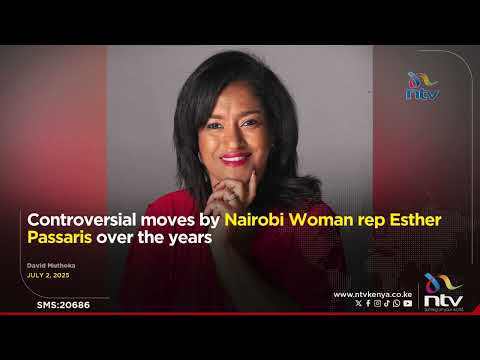 Controversial moves by Nairobi woman rep Esther Passaris over the years