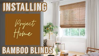 Scandinavian Home Makeover 🌿 Installing Bamboo Window Blinds #ecohome #naturalliving  #sustainable