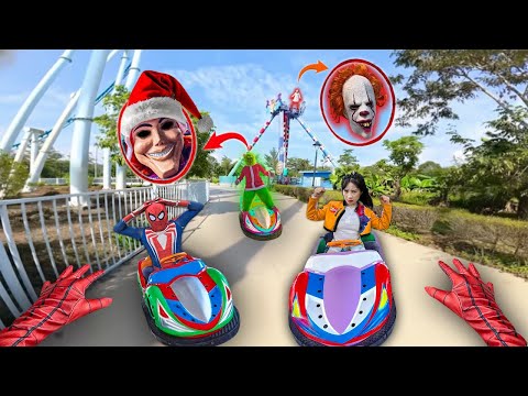 7 SPIDERMAN Vs SMILING WOMAN REAL LIFE ESCAPE 28.0 (Horror Parkour Pov Short) | Epic POV