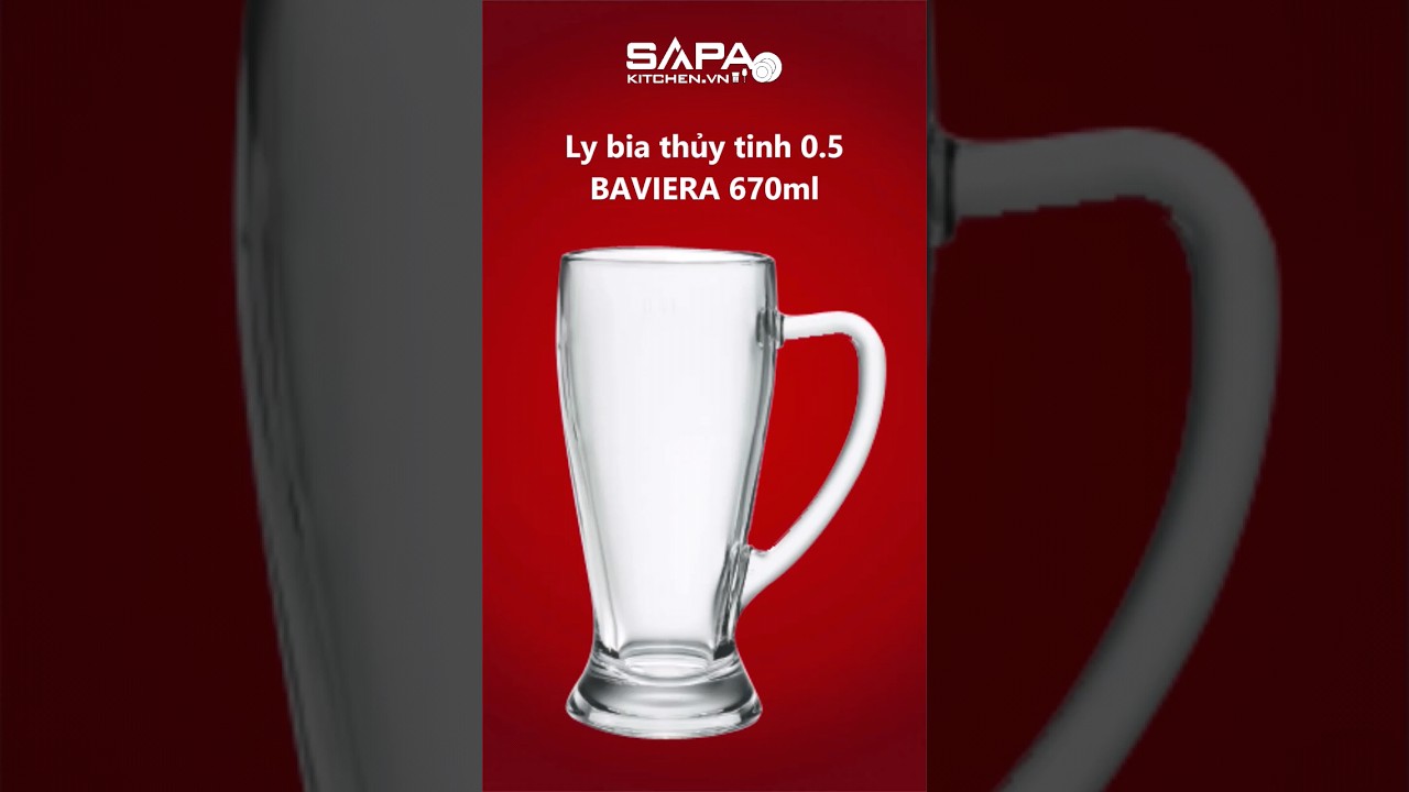 Ly bia thủy tinh 0.5 Baviera 67cl