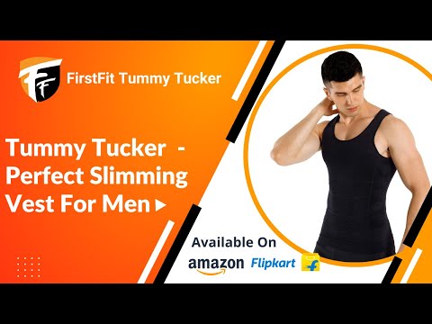 FF Tummy Tucker Vest Abs Abdomen Slimming Body Shaper Men Shapewear (Color-  White) Size- XXXL,Size