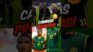 CAMISAS DA COPA DO MUNDO QUE FORAM PROIBIDAS 😳🤯