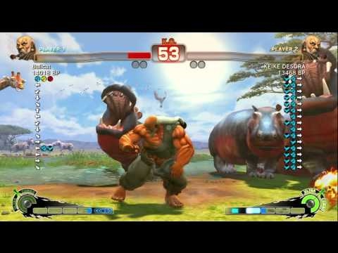 Bullcat [Gouken] vs KEIKE DESORA [Gouken] SSF4 Japanese Online Ranked Matches - TRUE-HD
