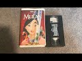 Opening To Mulan 1999 VHS