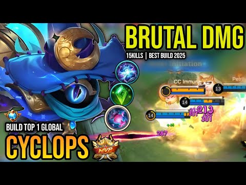 CYCLOPS BEST BUILD 2025 | BUILD TOP 1 GLOBAL CYCLOPS GAMEPLAY | MOBILE LEGENDS✓