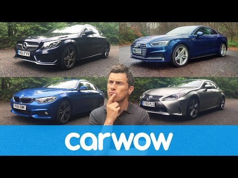 Audi A5 vs Mercedes C-Class Coupe vs BMW 4 Series vs Lexus RC | Head2Head