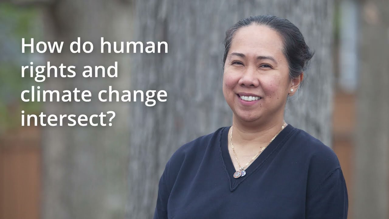 How do human rights and climate change intersect?