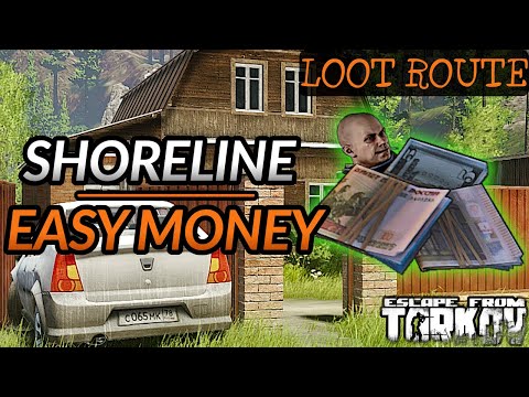 The Easiest Way of Making Money / Safe Shoreline Scav Loot Routes - Escape from Tarkov 12.7