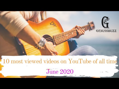 10 most viewed videos on YouTube of all time- June 2020