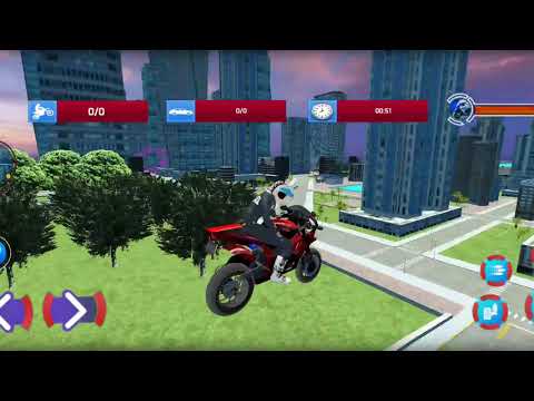 US Police Flying Bike Robot Simulator Game