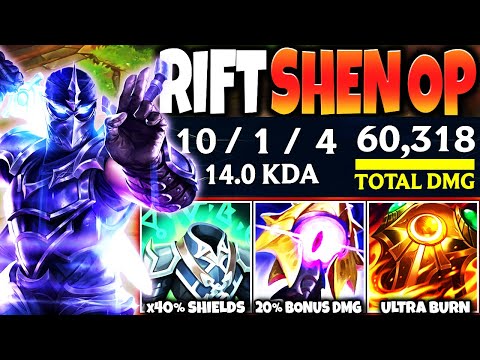 Meet the Most OP Immortal Shen Riftmaker Build ~ x20% Bonus Dmg & EASY CARRY 🔥 LoL Shen s13 Gameplay