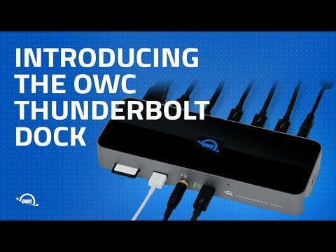 OWC Dock Thunderbolt 4 video