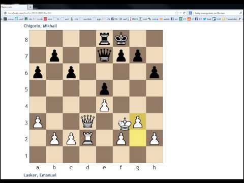 Key Moments in Chess History #109: St Petersburg 1895/96 - Lasker vs Chigorin