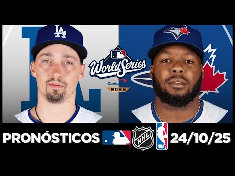 🔥PRONÓSTICOS SERIE MUNDIAL, NHL Y LA NBA PARA EL 24 DE OCTUBRE | PICKS GRATIS🔥
