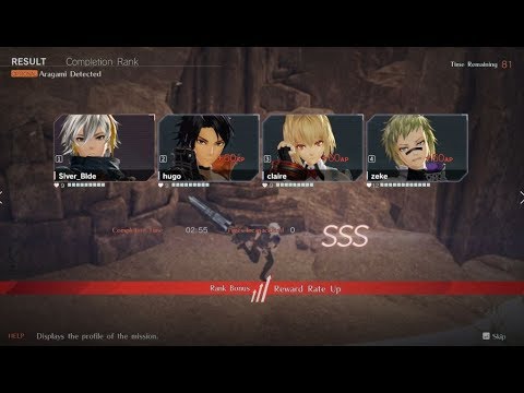 GOD EATER 3 - RANK 3 MISSION - BOSS: VAJRA - SSS RANK