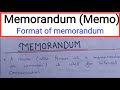 What Is Memorandum Memo Format Of Memorandum Objective Of Memo