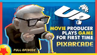 PixARCADE: "UP" | Movie Producer Plays Video Game for First Time