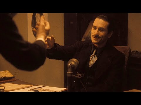 El Padrino II (1974) Audio Latino Doblaje 1 - Don Vito Corleone intimida a Roberto, el casero