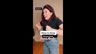 How to Sing Stone Cold by Demi Lovato?