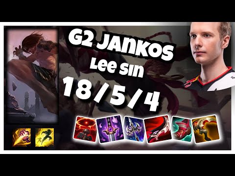 Lee Sin vs Kayn G2 Jankos JUNGLE (18/5/4) Gameplay Replay - Patch 10.23