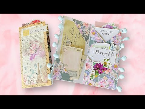 Mini Loaded Pocket Folder Using 6x6 Paper