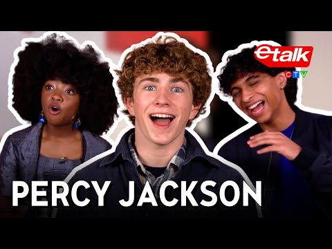 ‘Percy Jackson’ cast interview EACH OTHER... it’s chaotic | Etalk