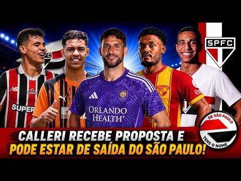 🚨 CALLERI PODE DEIXAR O SÃO PAULO! VICTOR SÁ ESTÁ FECHADO, SABINO NA MIRA DA EUROPA E MUITO MAIS!