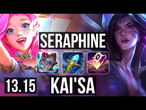 SERAPHINE & Senna vs KAI'SA & Alistar (ADC) | 7/1/15, 1100+ games, Godlike | EUW Challenger | 13.15