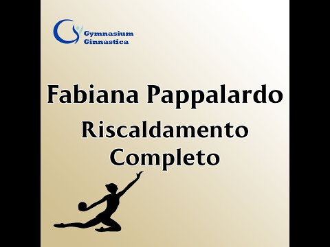 (Ginnastica Ritmica) -Fabiana Pappalardo- Riscaldamento per bambine del Terzo Turno.