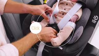 How to install your child in the Maxi-Cosi Mica Pro Eco i-Size in rearward facing position