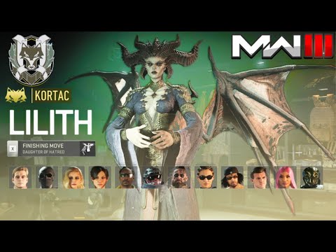 MW2 - Lilith Operator ➡️ (Voice Lines, Finishers, Tracers)