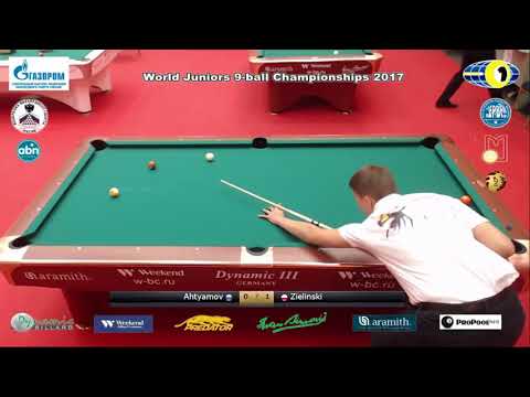 Ahtyamov Stanislav v Zielinski Wiktor World Juniors 9 ball Championship 2017