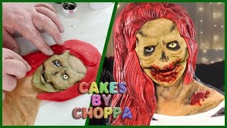 Zombie Girl Cake - Inspired by @LounaTuna (How To)