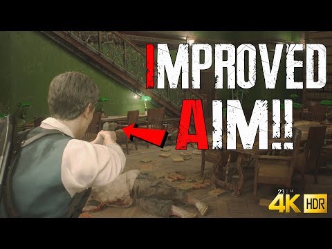 INSTANTLY IMPROVE YOUR AIM! (DO THIS 1 SIMPLE TRICK) RESIDENT EVIL 2 REMAKE | PS4 PRO | 4K 60 FPS