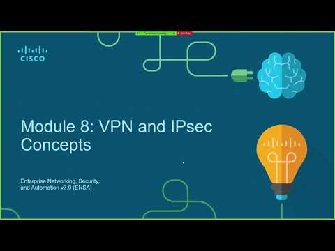 Module 8 VPN and IPsec Concepts ( Part 1)