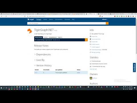 TigerGraph.NET Demo Video 1