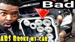 FIXED. How to replace a ABS MODULE. Dodge Grand Caravan. Chrysler Town and Country. CAN BUS short.