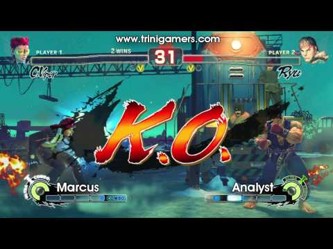 TGFC2 - Super Street Fighter IV - Grand Final - Marcus (C.Viper)  vs Analyst (Ryu)