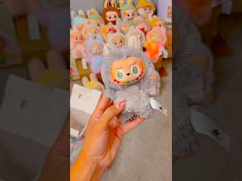 I GOT THE SECRET LABUBU?! 🤯🌈 #labubu #secret #satisfying #viral #toys #fun #cute #trend #unboxing