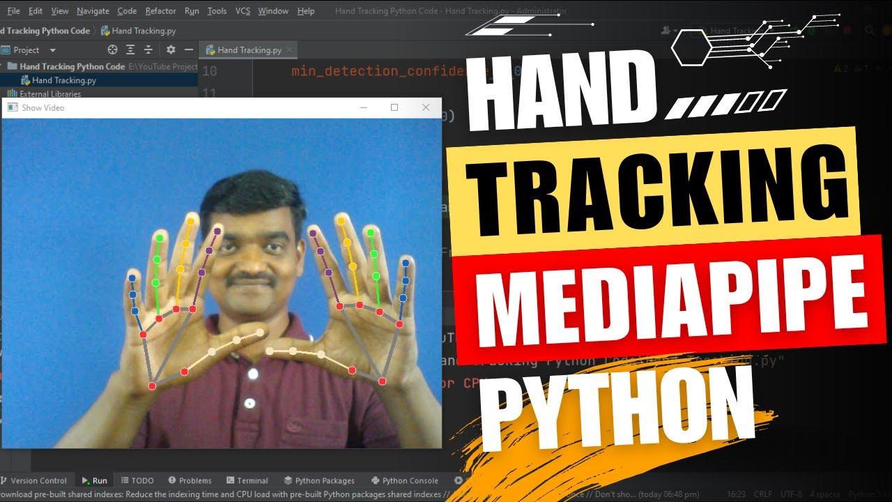 Hand Landmark Detection | Hand Tracking Using Mediapipe Library in Python OpenCV