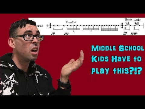 Honors Band Auditions (part 1) || All South Jersey Middle School Percussion Audition