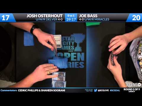 SCGDAL - Legacy - Round 5 - Josh Osterhout vs Joe Bass